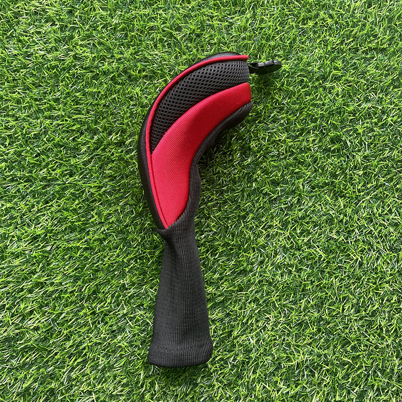 Capa de madeira para taco de golfe, capa de madeira para eixo de taco de golfe, capa protetora para cabeça de taco de golfe, tecido composto respirável.