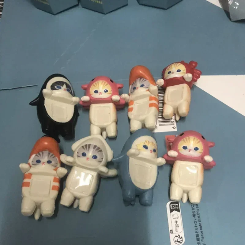 かわいい天使 Mofusand ヒッパーズシリーズブラインドボックスアクションフィギュアかわいい人形ミステリーボックス携帯電話車の装飾クリスマスギフト