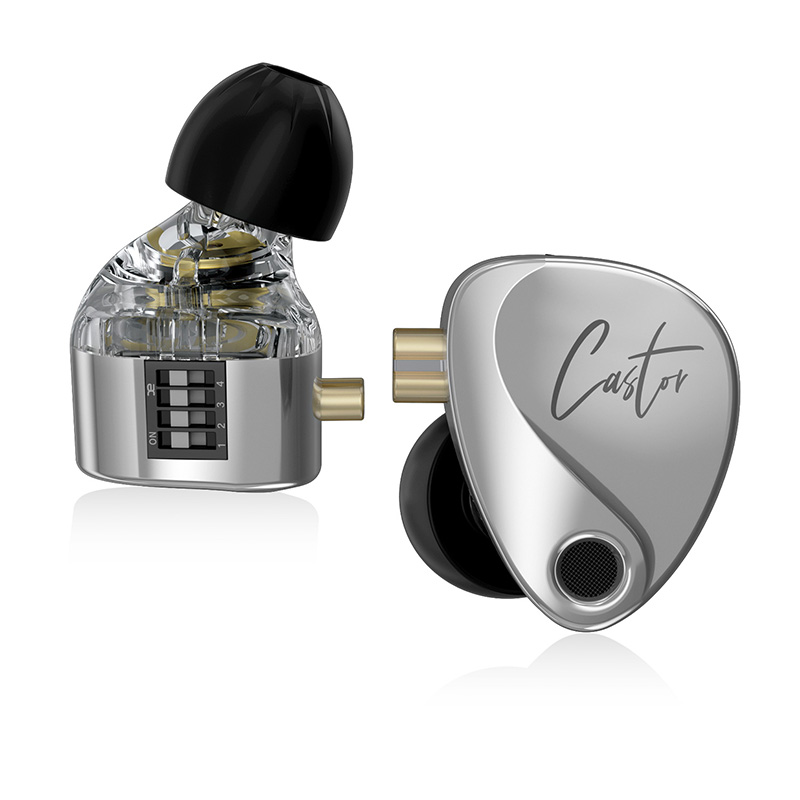 Nuevos auriculares KZ Castor In Ear HiFi 2DD dinámicos de alta gama con armadura equilibrada sintonizable, auriculares con Monitor, auriculares con cancelación