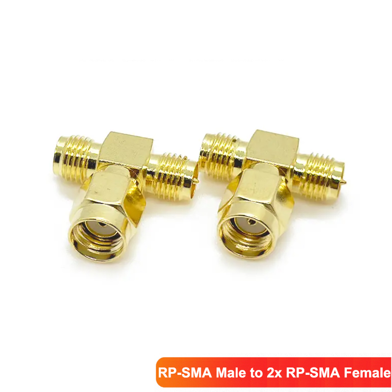 Alle Kupfer SMA Adapter Kit SMA Männlich Weiblich auf RP-SMA Rechtwinklig 90 135 Grad Gerade T Typ Splitter RF FPV Antenne Stecker