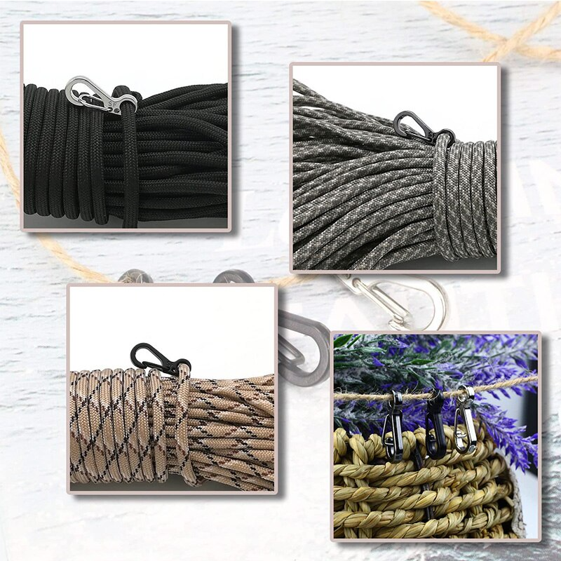 Mini mousqueton porte-clés, Gadgets de Camping, équipement de survie EDC, mousqueton d'escalade SF, sac à dos à ressort, équipement tactique, 10 pièces/lot