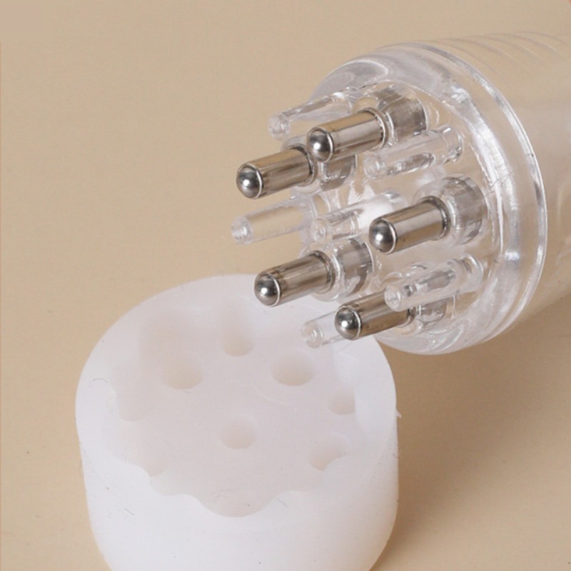 Аппликатор для кожи головы на 6 мл, мини-массажер для головы, шариковая щетка, аппликатор для масла для роста волос, массажная расческа