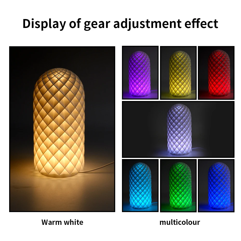 Voor Bambu Lab Led Lamp Kit 001 Hardware Voor Bamboe Licht Led Licht Onderdelen DIY Model Warm Wit/Multicoour zonder Lamp Shell