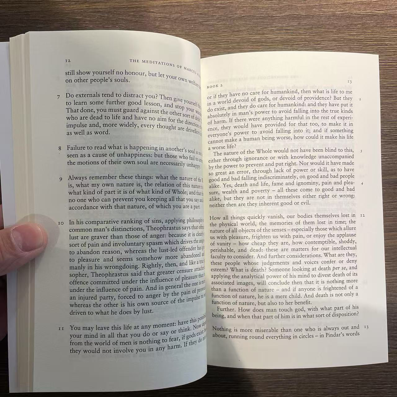 Meditationen von Marcus Aurelius Taschenbuch auf Englisch