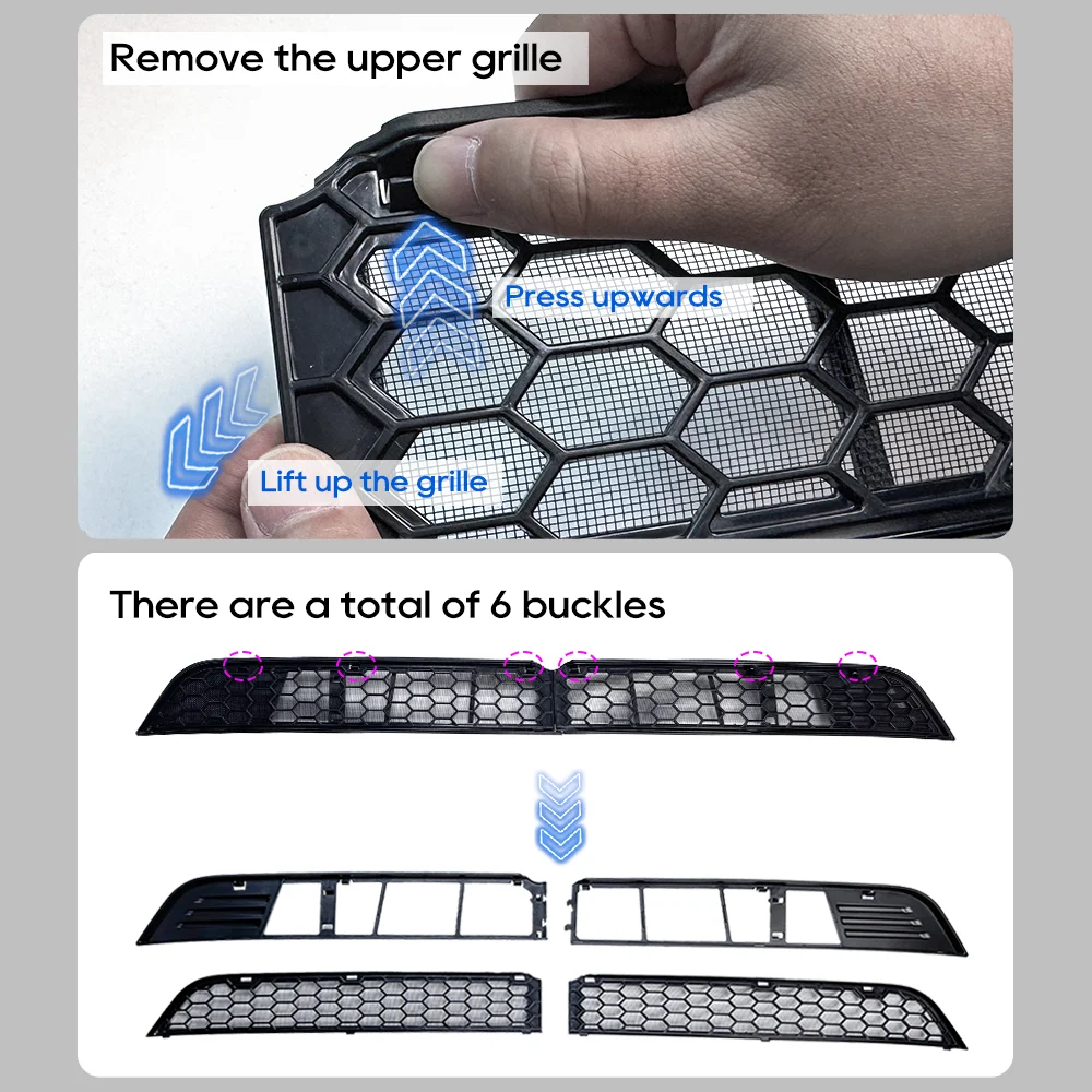 For Tesla Model Y 2025 Launch Juniper Inner Vent Grille Lower Bumper Anti Insect Net Air Inlet Anti Dust Proof Cover