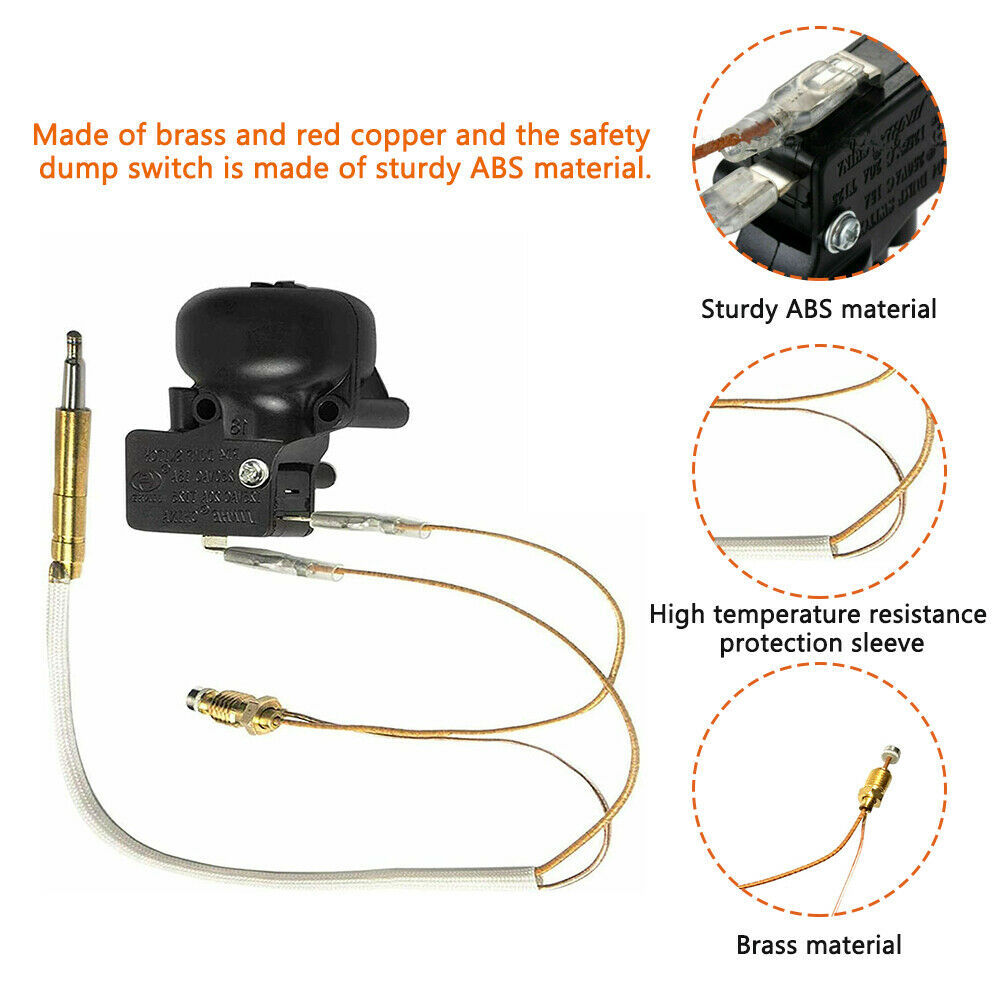 Thermocouple and Tilt Switch for Patio Heater Dump Switch for Propane Heater Patio Heater Outdoor Gas Heater Repair Kit