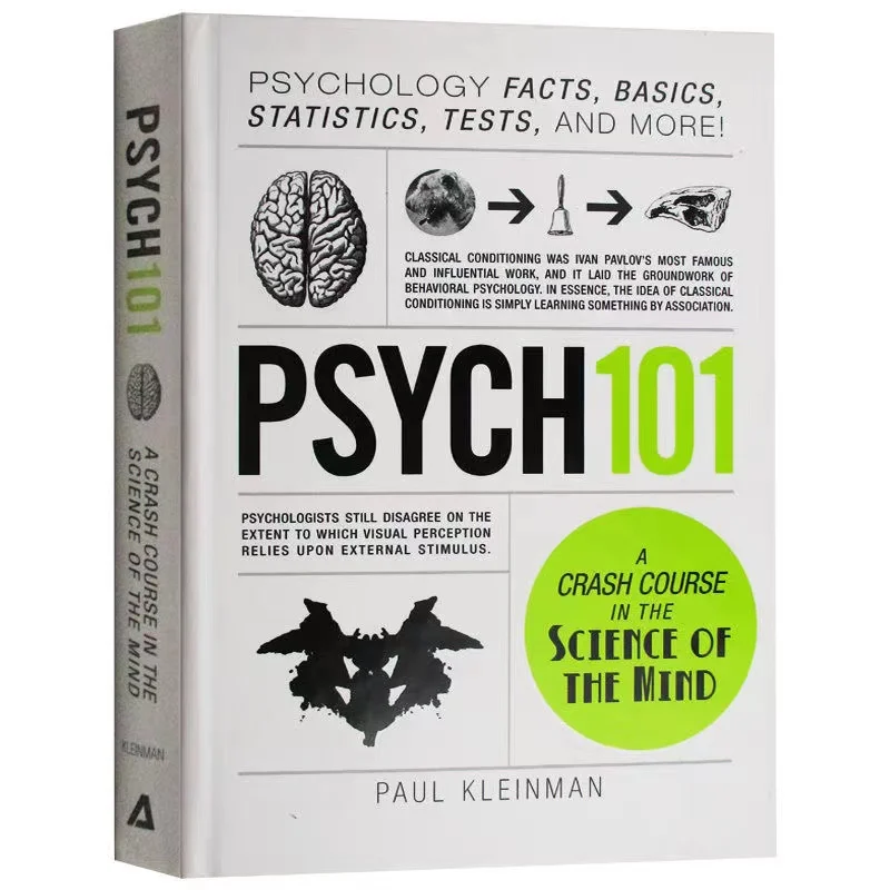 Psych 101 by Paul Kleinman A Crash Couse in the Science of the Mind 人気の心理学参考書 英語の本 ペーパーバック