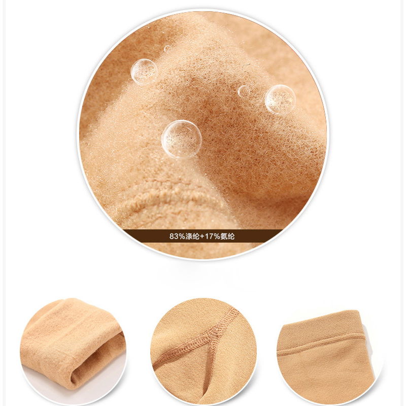 2024 秋冬熱レギンス女性高ワーシトスリムパンツカジュアル伸縮性固体ストッキング暖かい薄いフリースレギンス女性