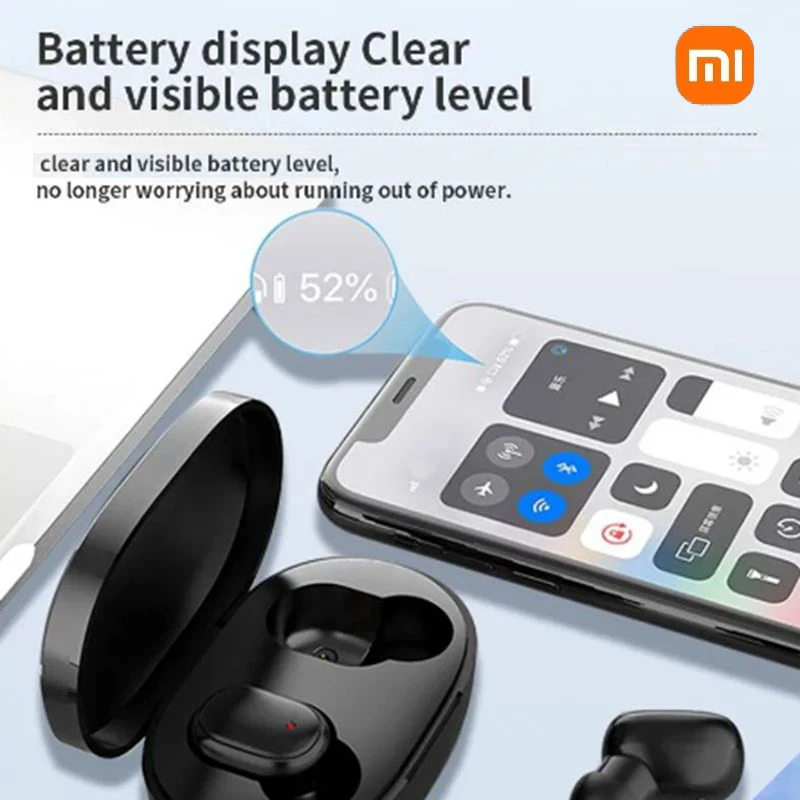 Xiaomi Redmi Airdots 2 Auriculares inalámbricos con Bluetooth con micrófono Auriculares Airdots 2 Fone Auriculares Bluetooth Auriculares inalámbricos