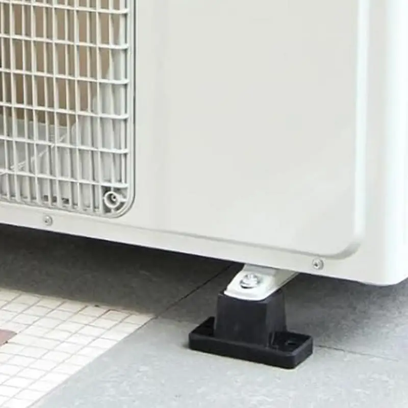 Air Conditioner Shock Pad 4Pcs การสั่นสะเทือน Damping Pad สําหรับเครื่องปรับอากาศภายนอกหน่วย Anti-Vibration Isolator Pads Bracket