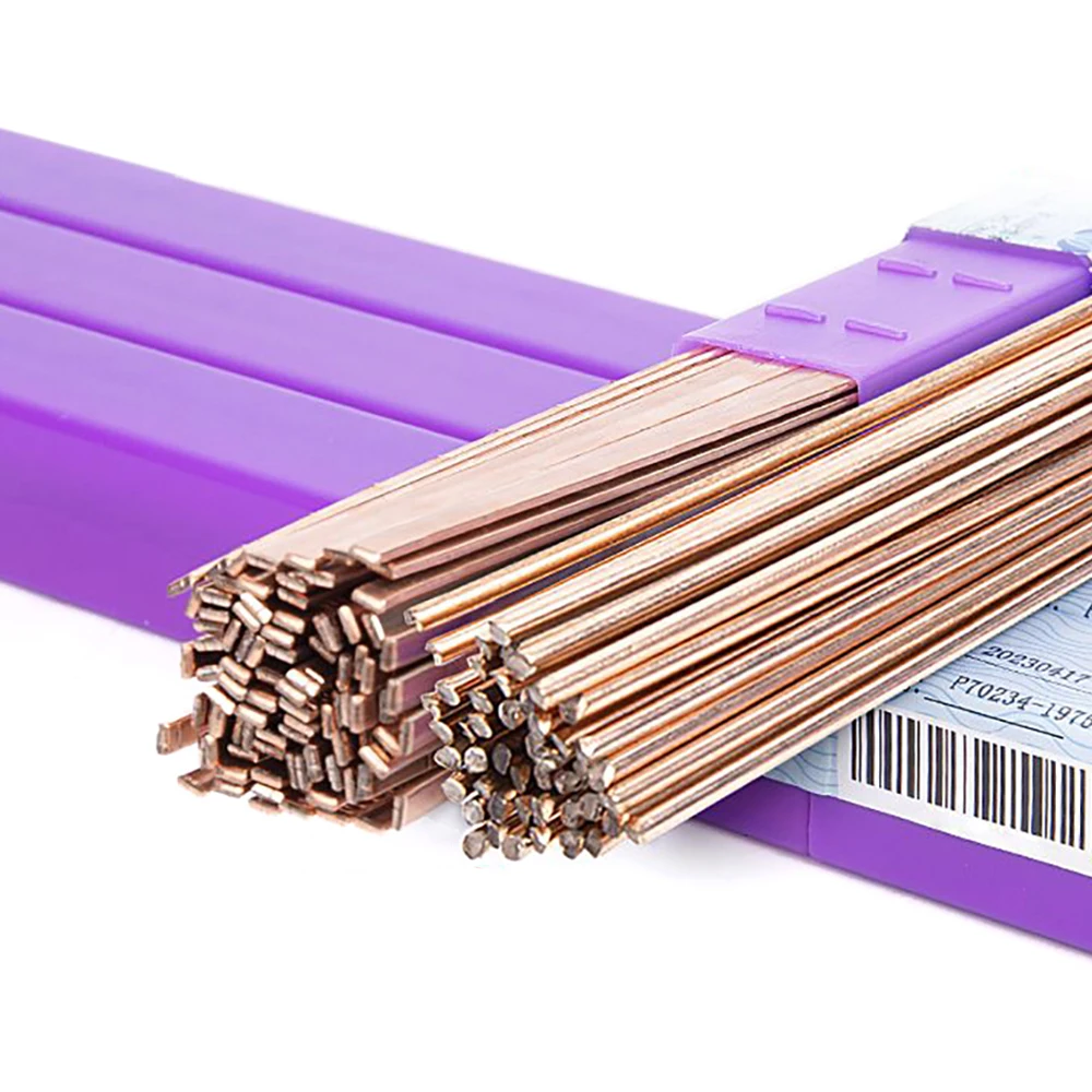 Varilla de soldadura BCu93P, varilla de soldadura de aleación de cobre y fósforo para mantenimiento de equipos de refrigeración, electrodos de soldadura de tubo de cobre