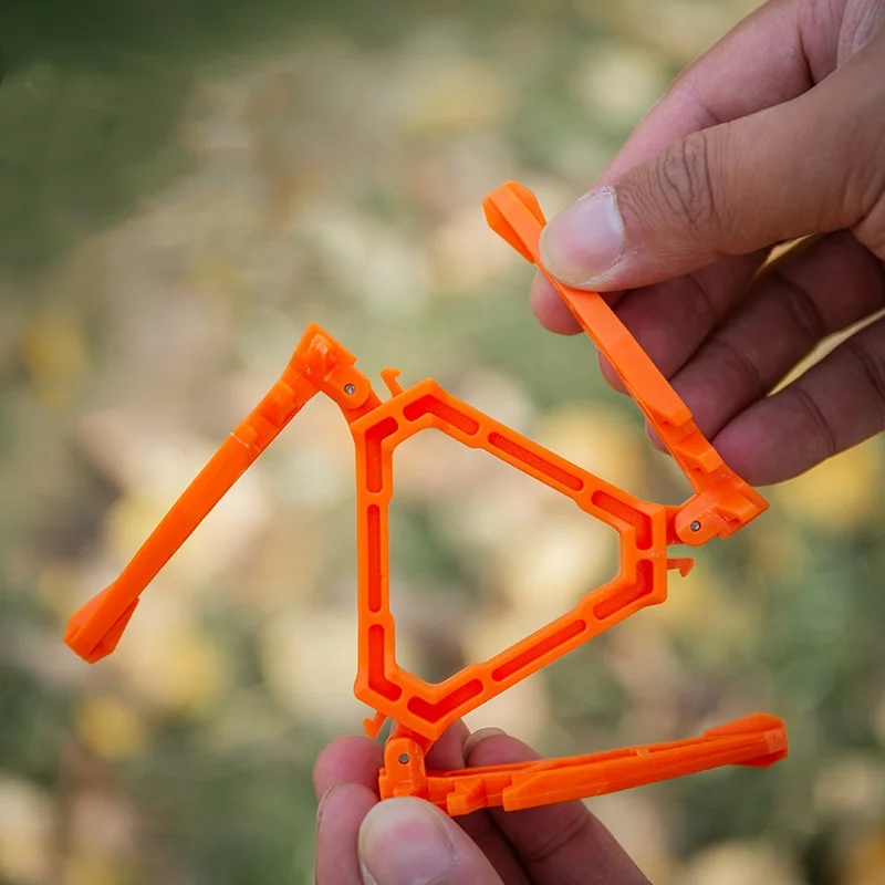 ​ ​ ​ ​ ​ ​ Soporte portátil para recipiente de gas ​ ​   Trípode Universal con marco plegable para acampar al aire libre, tanque de Gas, soporte de Base para estufa, suministros para acampar