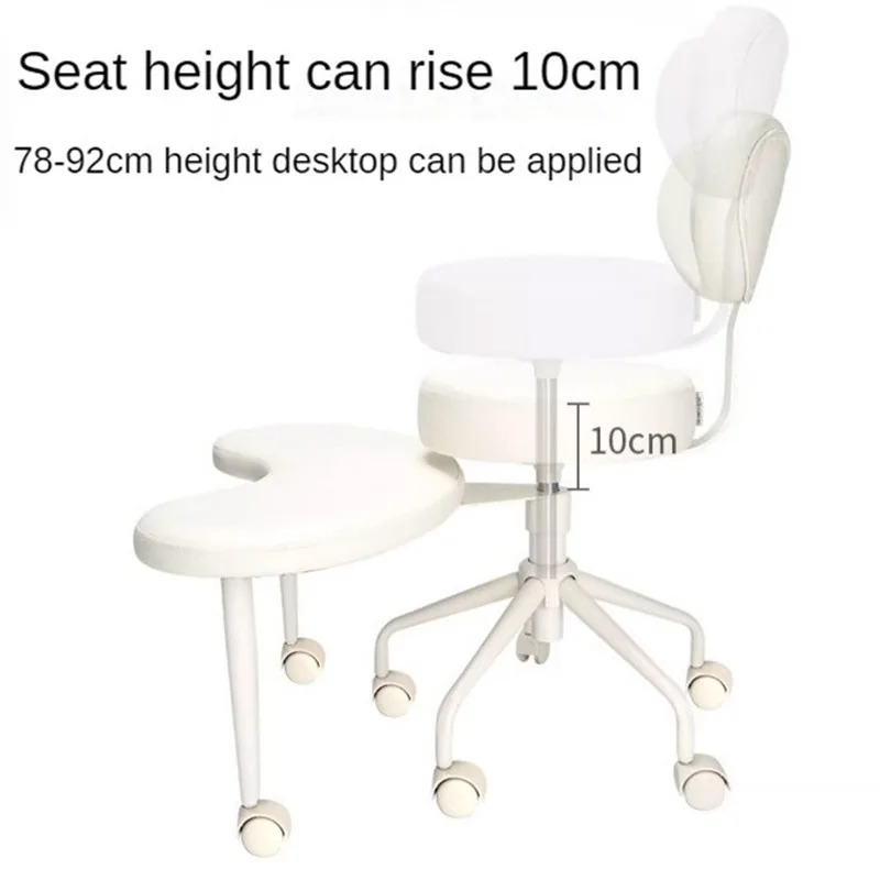 Sillas de oficina de diseño, silla cómoda con ruedas, respaldo giratorio, relajante, escritorio, muebles interiores ergonómicos