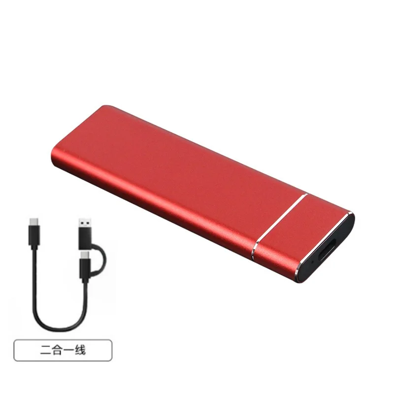 Aluminum Alloy M.2 HDD Enclosure Case Hard Drive Box B-KEY External Hard Drive Box USB C Interface Support SATA & NVME Protocol