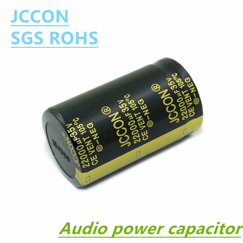 2 шт. JCCON аудио электролитический Capa25V 35 В 63 В 80 В 100 В 200 В 250 В 400 В 450 В 3300 мкФ 4700 мкФ 6800 мкФ 10000 мкФ 15000 мкФ 22000 мкФ 47000 мкФ