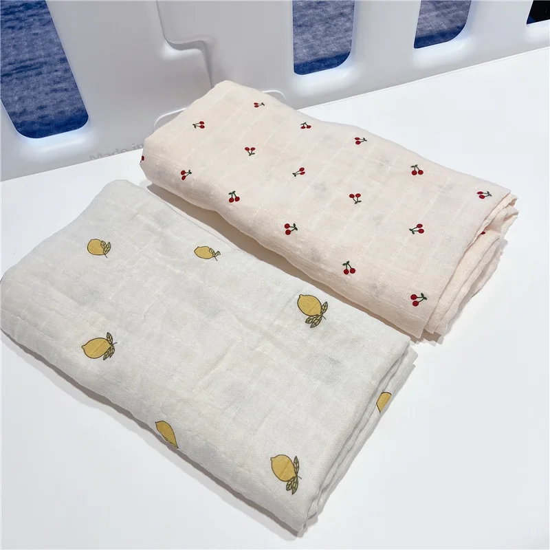 아기 Swaddle 랩 신생아 아기 액세서리에 대 한 코 튼 모슬린 담요 유아 수신 담요 Swaddle 부드러운 거 즈 목욕 타월