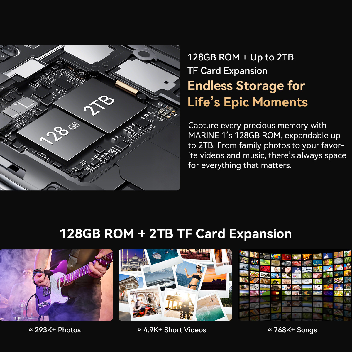 Oscal MARINE 1 Rugged Phone 6.56 inch HD+ 90Hz Display Ultra-thin Gemini Al 2.0 Android 15 5100mAh IP68 Cellphone