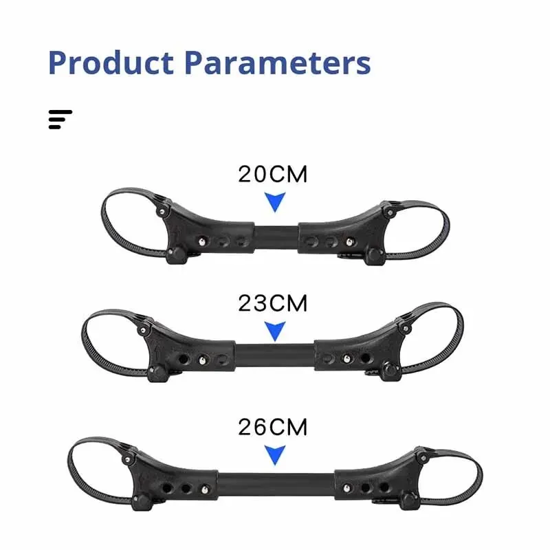 3pcs conectores de carrinho ajustáveis, combinação gratuita simples de conectar e desmontar acessórios de carrinho