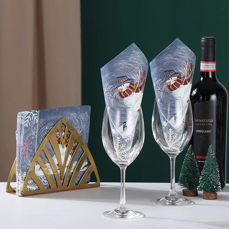 20 шт., бумажные салфетки для украшения стола