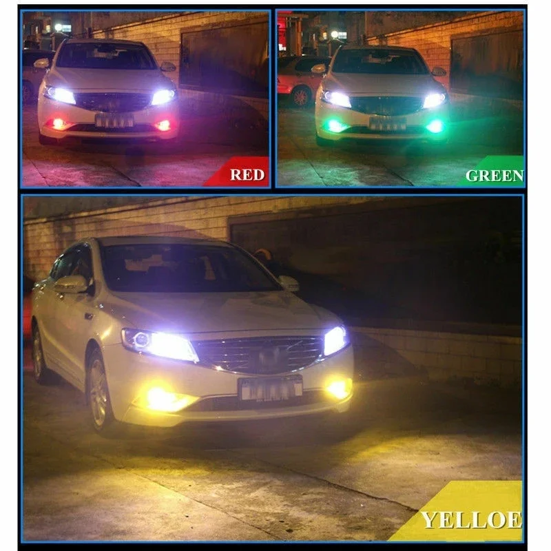 1 Juego de bombillas LED W5W T10 12SMD 5050 RGB con mando a distancia Flash lectura cuña luces de liquidación CANbus 194 168 12v