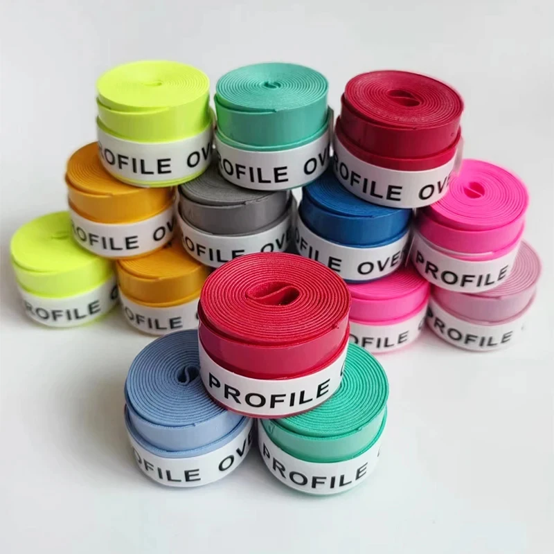 12 pçs raquete overgrip suor banda absorção tênis badminton raquete mão cola aperto de tênis pu antiderrapante overgrip varas de pesca aperto