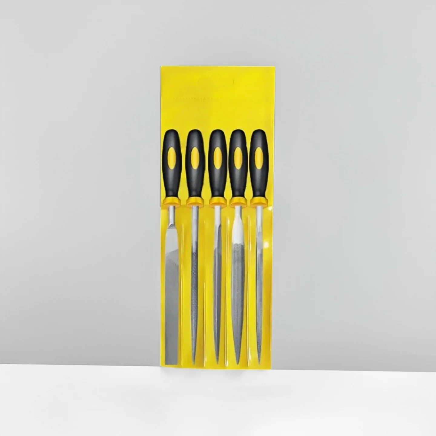 Juego de limas de acero de aleación, 3x140/4x160mm, 5 uds., limas manuales Triangulares cuadradas y planas redondas de precisión para carpintería