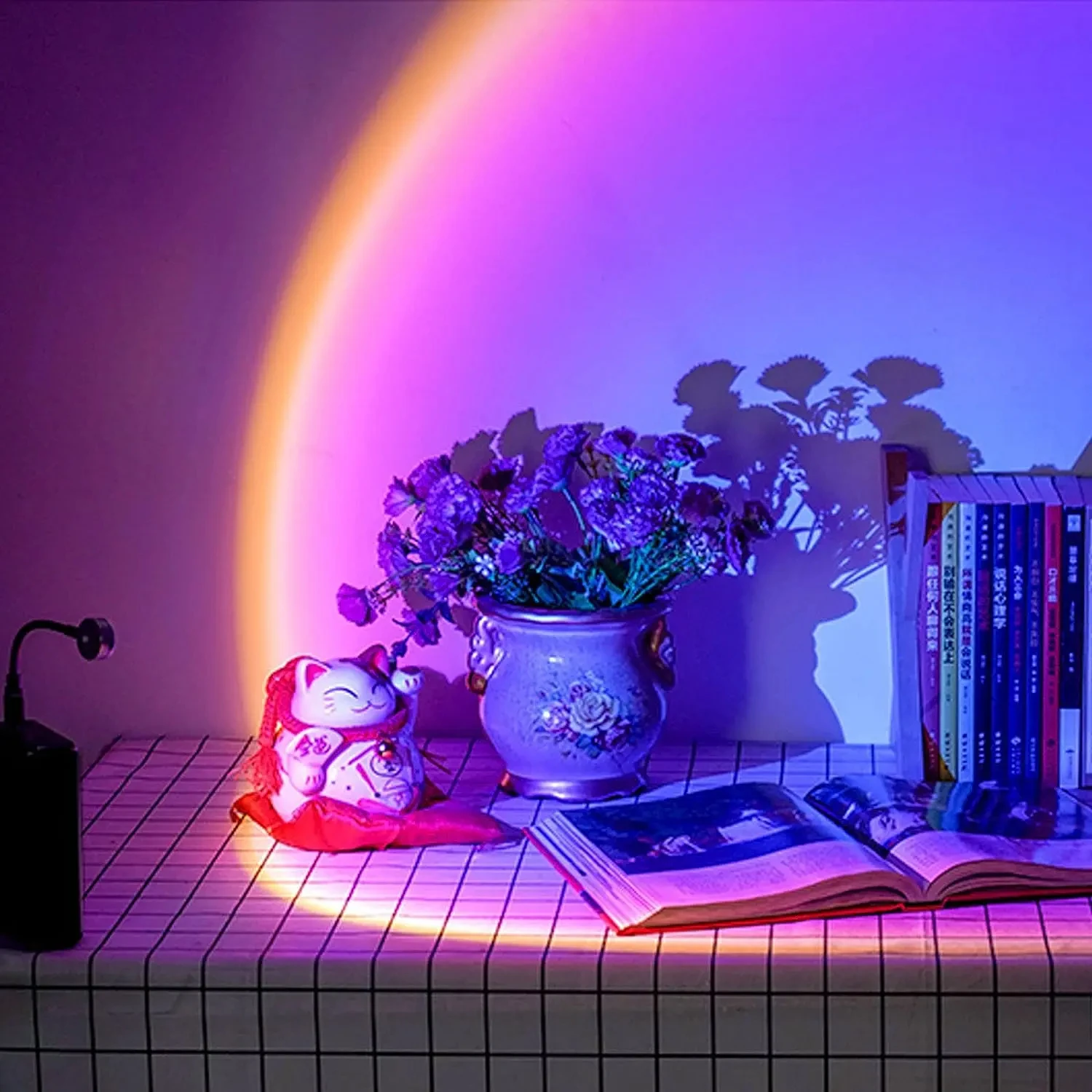 Luz de atmósfera fotográfica de habitación USB