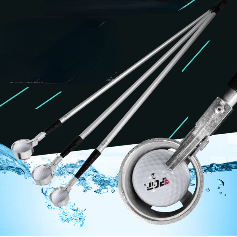 PGM Golf Ball Pick Up Tools Teleskop Golf Ball Retriever Retracted Golf Pick Up Automatische Locking Scoop Picker LQQ001