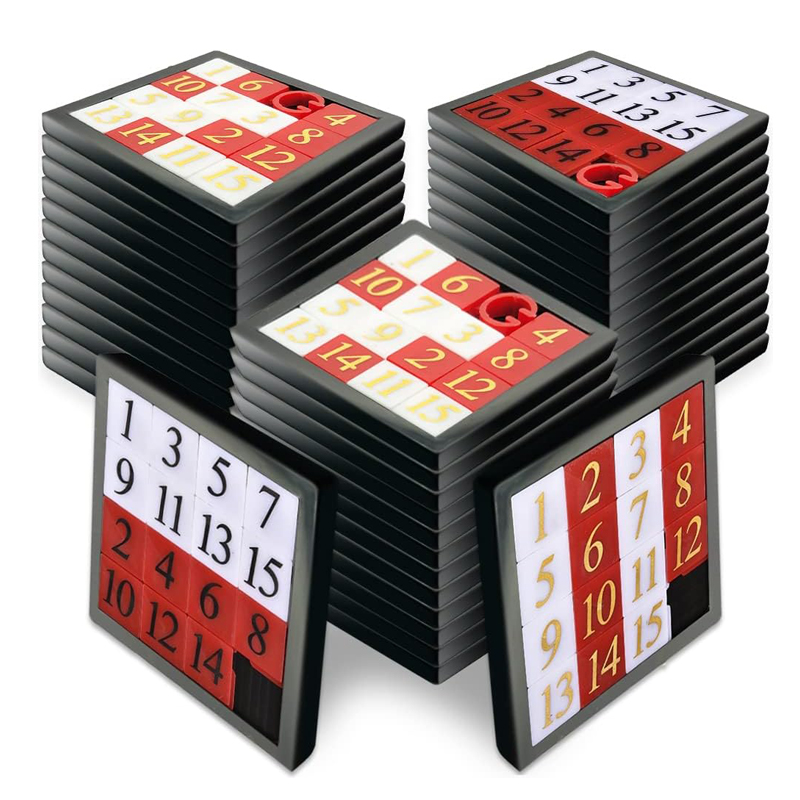 スライディング数字パズル Huarong Road 頭の体操 IQ テスト Educación モンテッソーリ創造的な学習教育玩具子供のため