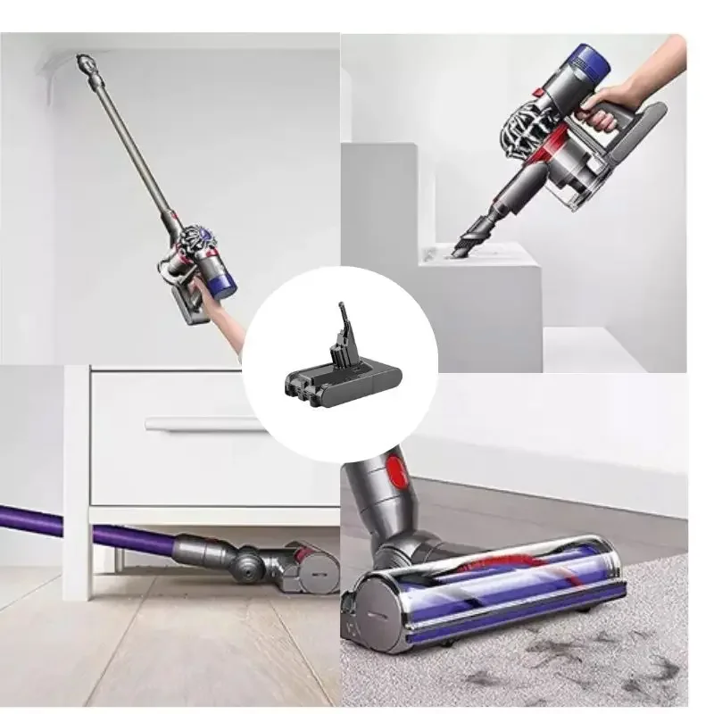 Сменный аккумулятор для Dyson V8 6800 мАч 21,6 В для абсолютного беспроводного пылесоса Dyson V8, ручной пылесос Dyson V8, аккумулятор