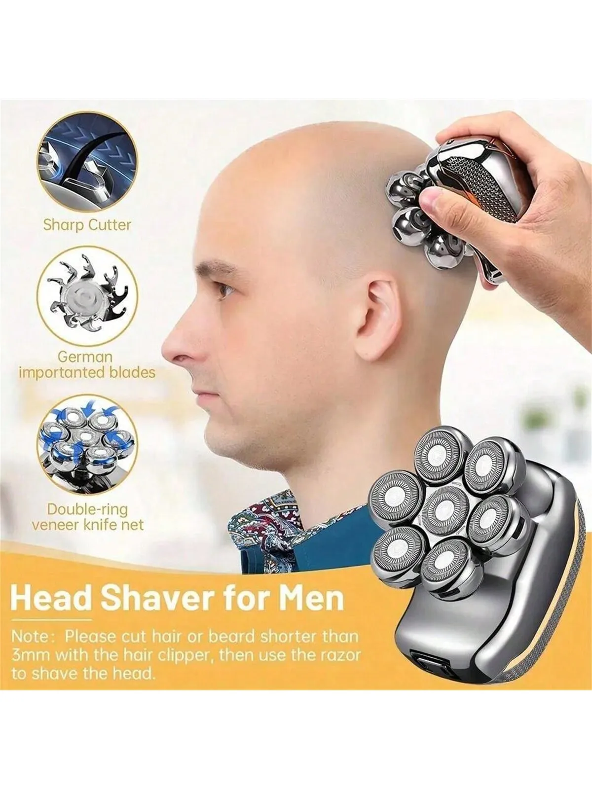 Rechargeable Shaver Grooming Kit Professional Hair Electric Shaver For Men Beard Trimmer Shaving Hair Trimmer