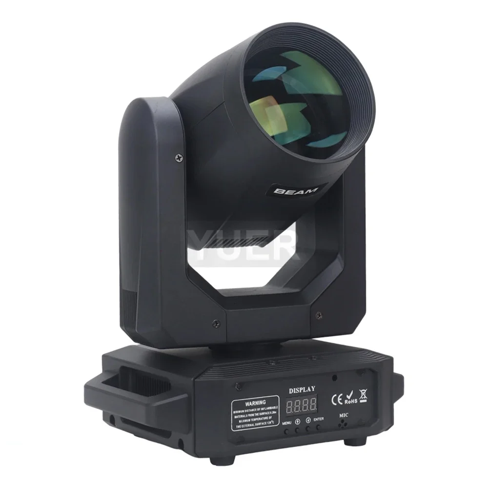 LED Moving Head Licht 200 W Strahl + Spot + 18 Rotierende Prismen + Regenbogen 12 Gobo 8 Farbe Effekt DJ Dmx Bühne Lichteffekt Licht Disco Bar