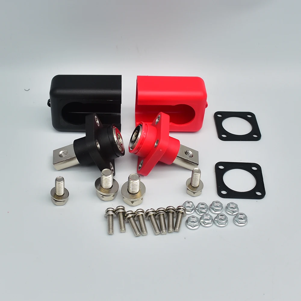 2PCS 200A Vollkupfer Lithium-Batterie Energie Lagerung Terminal Batterie Stecker Batterie Lagerung Terminal Post