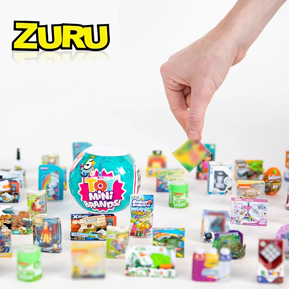 ZURU Surprise Mini Brands Mystery Blind Box Zabawki Kolekcja Miniaturowe Rzeczy Wózek Supermarketowy Przekąski Urodziny Dziecięce Zabawki Blind Box