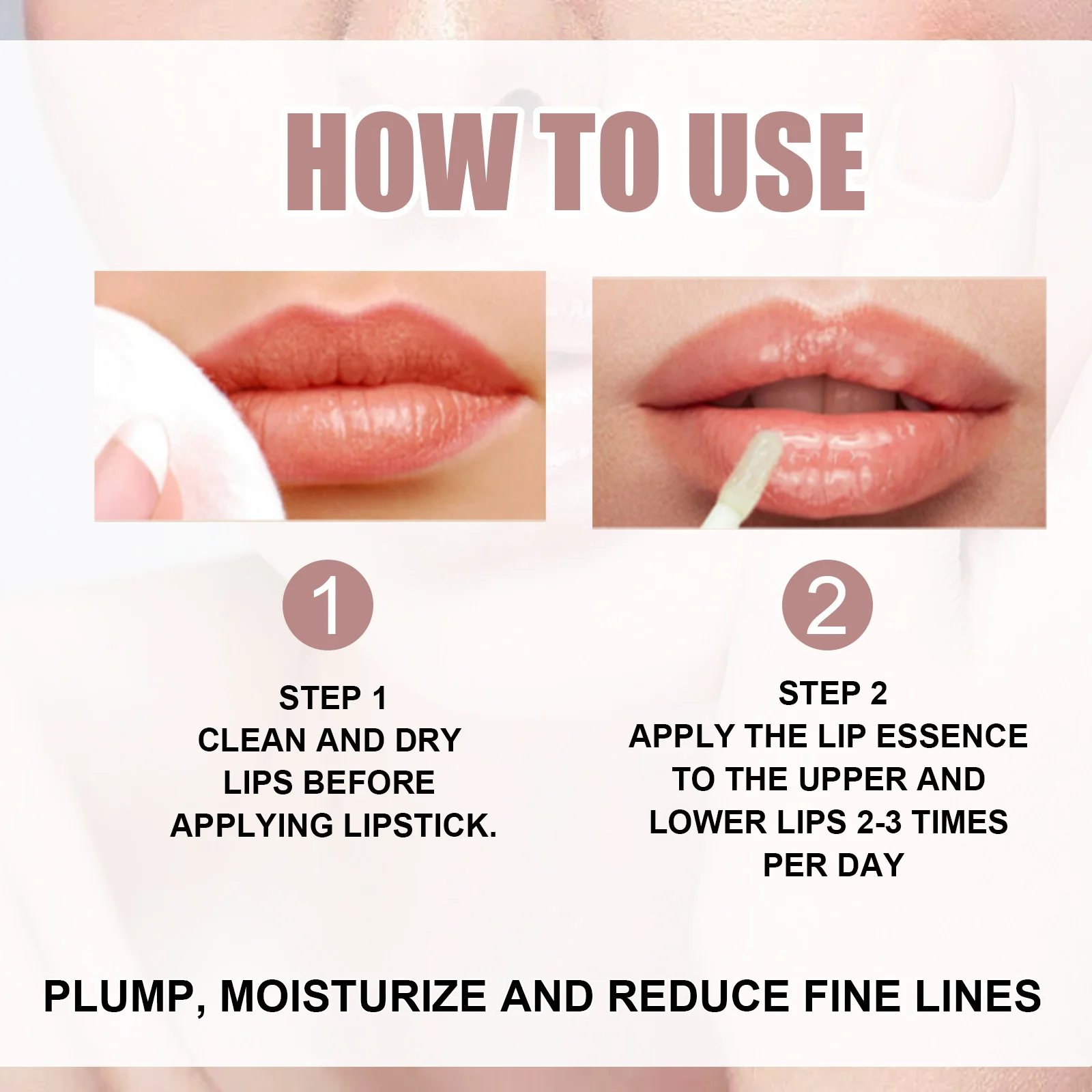 EELHOE balsamo per le labbra idratante Anti screpolature idratante per le labbra riparazione Anti-asciugatura di lunga durata le linee delle labbra aumentano l'elasticità rossetto