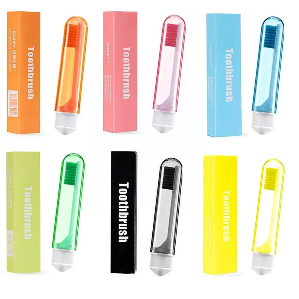 1Pcs Travel Portable Folding Toothbrush Super Soft Fold Teethbrush To Take Easy Travel Hiking Camping Outdoor Toothbrush Br Y3X6