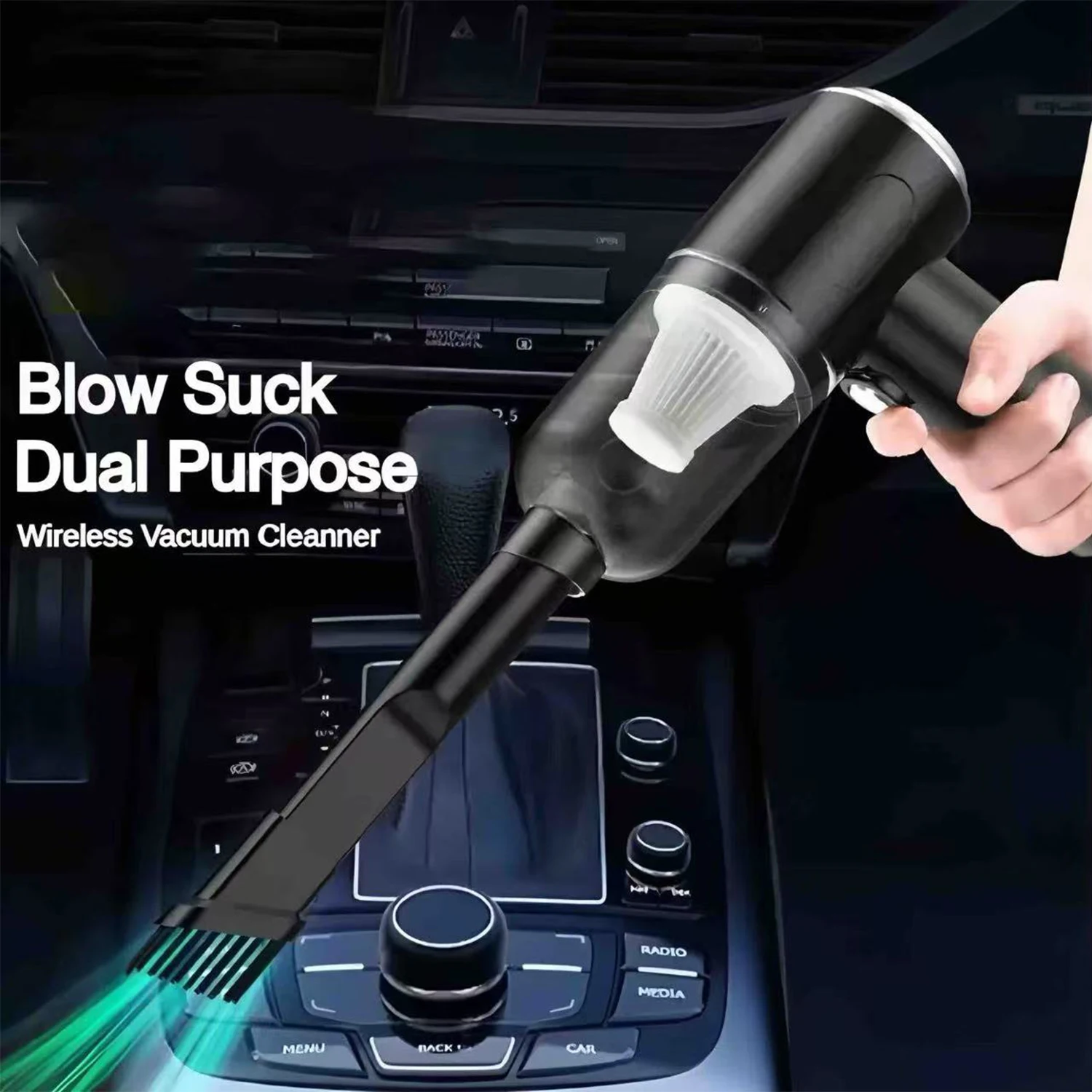 Aspirapolvere per auto Aspirapolvere portatile piccolo per veicoli multiuso Aspirapolvere per auto portatile con piccola pompa domestica