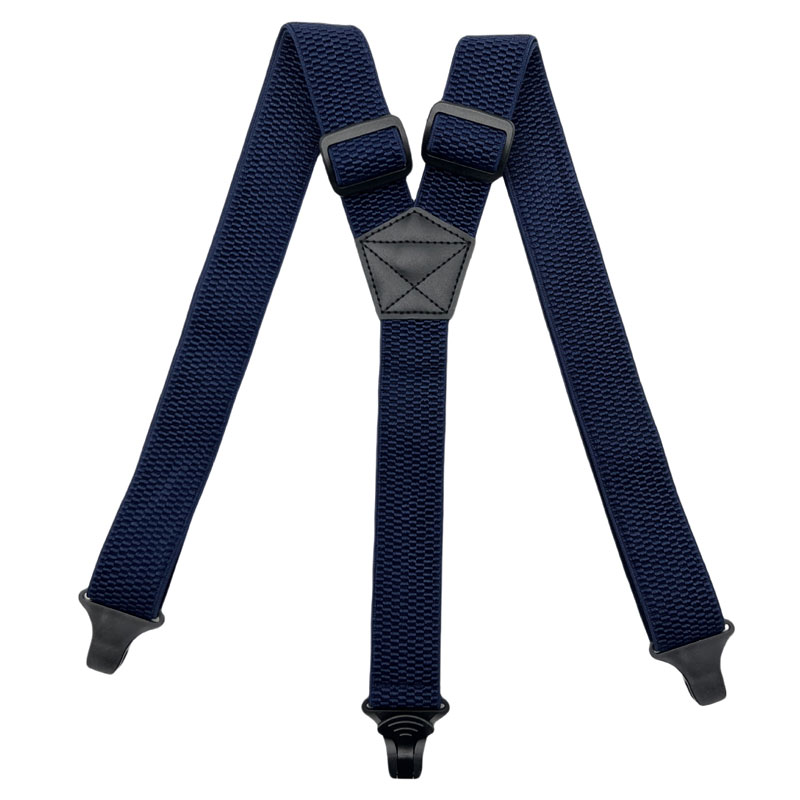 Fashion Heavy Duty Suspenders for Men Wide Work Suspenders Adjustable Straps Y Back with Plastic Clips