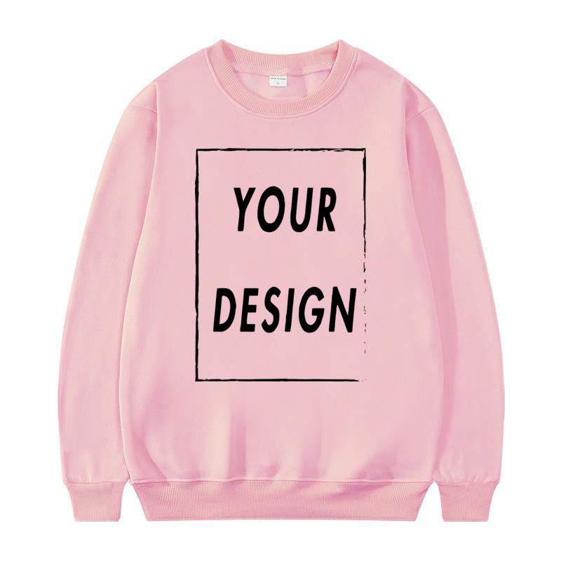 Sweat-shirt unisexe sans chapeau, personnalisé avec votre Logo, col rond, à la mode, décontracté, pour hommes et femmes, nouvelle collection 2025