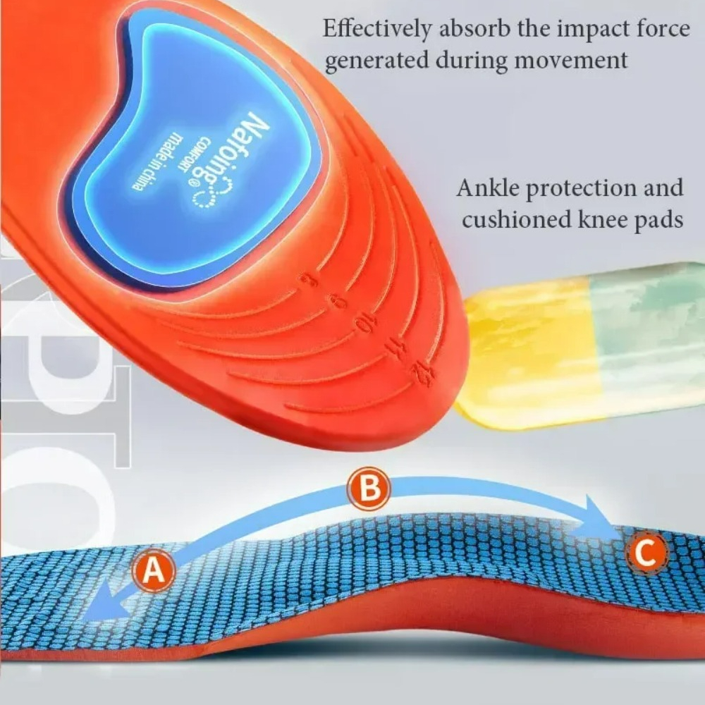 Sport Inlegzolen voor Schoenen Zool Orthopedische Inlegzolen Schokabsorptie Deodorant Ademend Kussen Hardloopinlegzolen voor Voeten Man Vrouwen