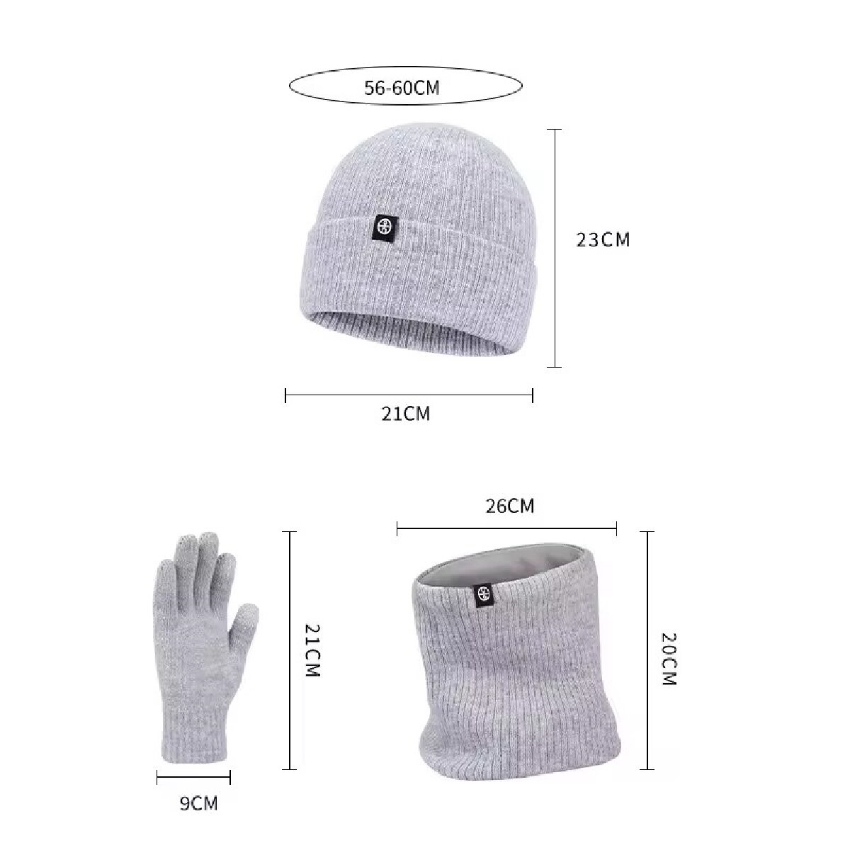 3pcs 겨울 비니 모자 장갑 스너드 스카프 세트 해골 모자 두꺼운 양털 안감 목 캐시미어 스카프 모자 남성 여성을위한 설정