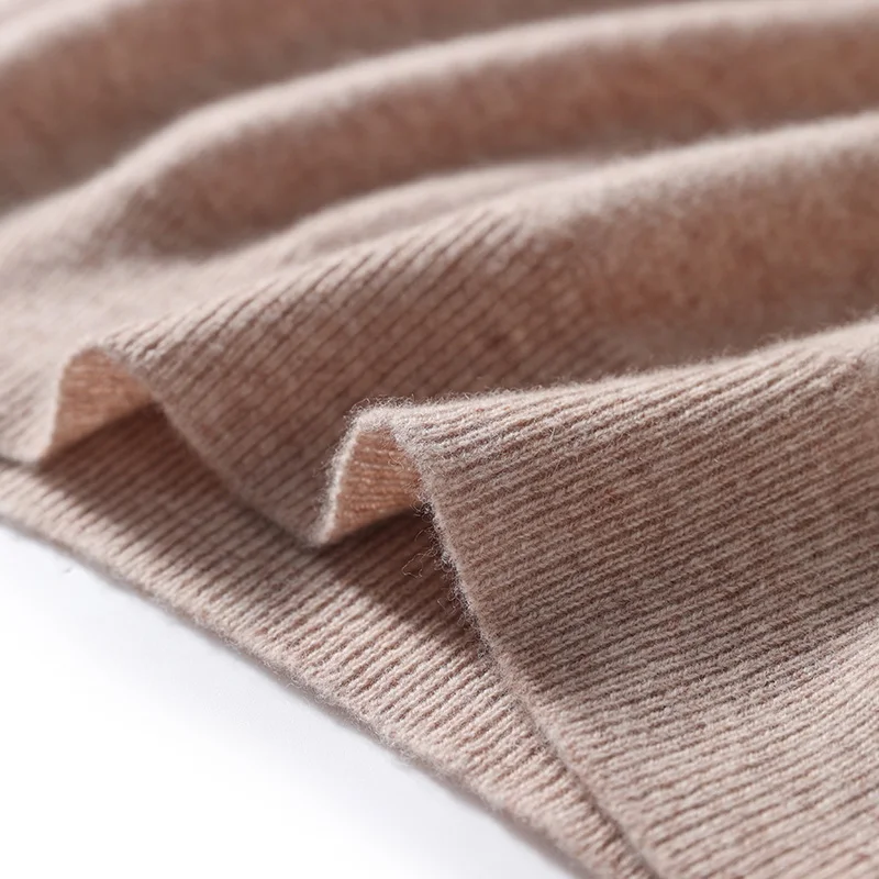 Herren-Pullover mit O-Ausschnitt aus 100 % reiner Wolle, einfarbig, große Größe, lockerer Freizeitpullover, Frühling und Herbst, kann im Freien, Kaschmirpullover sein