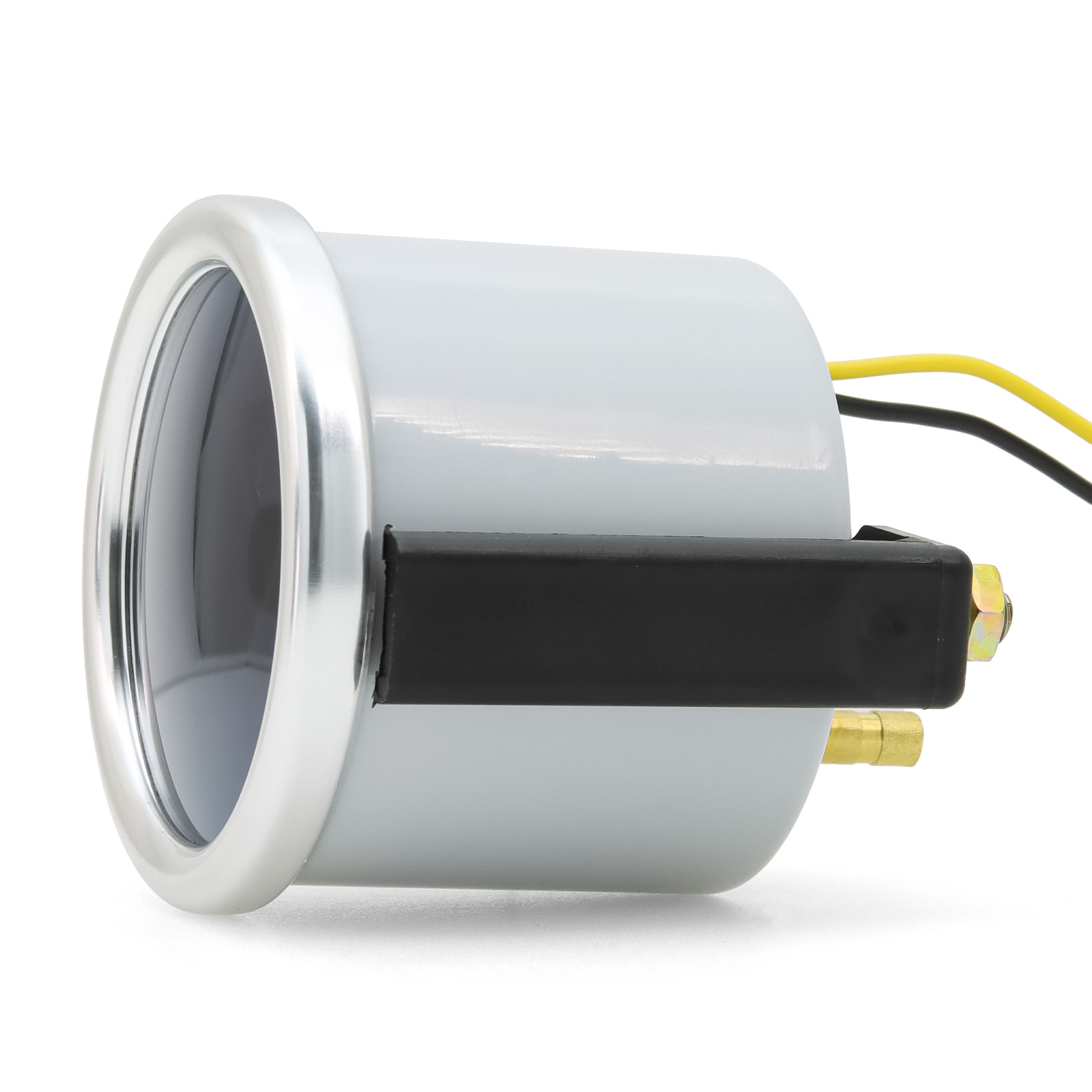 2 "52 ミリメートル車のターボブーストゲージ -1 〜 3 バーブーストメーター白色 LED ライトタービン機械ゲージガソリンエンジンアクセサリー