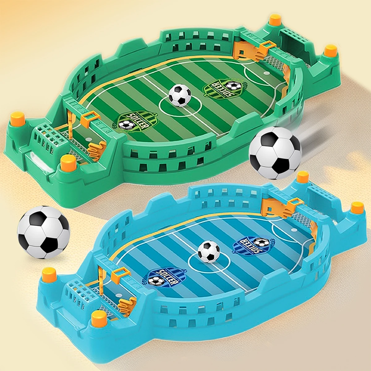 Voetbaltafel Mini-tafelblad interactief spel, voetbaltafelbladen Competitie Sportspellen Desktop Katapultspeelgoed voor familiespel