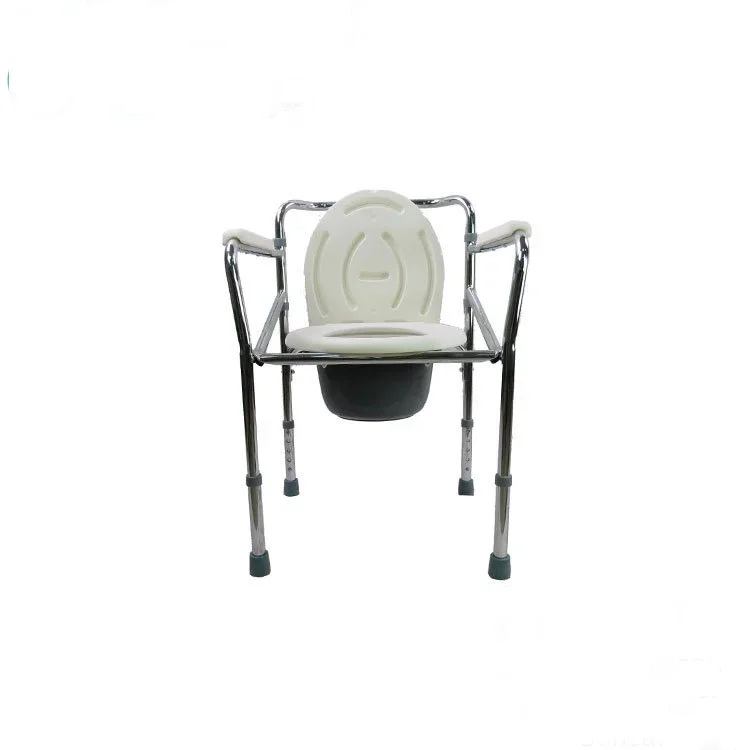 Silla de transferencia Manual para ancianos, equipo de salud para el cuidado en el hogar, con inodoro cómodo para discapacitados