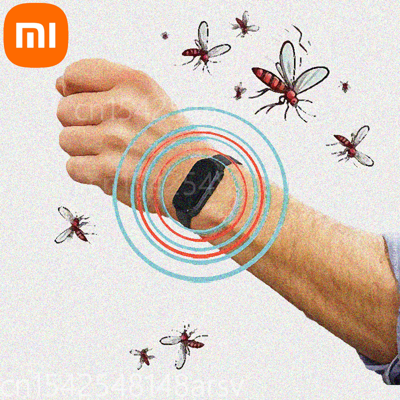 Браслет Xiaomi от комаров, физический ультразвуковой нехимический спортивный эффективный браслет от комаров, домашний уличный браслет
