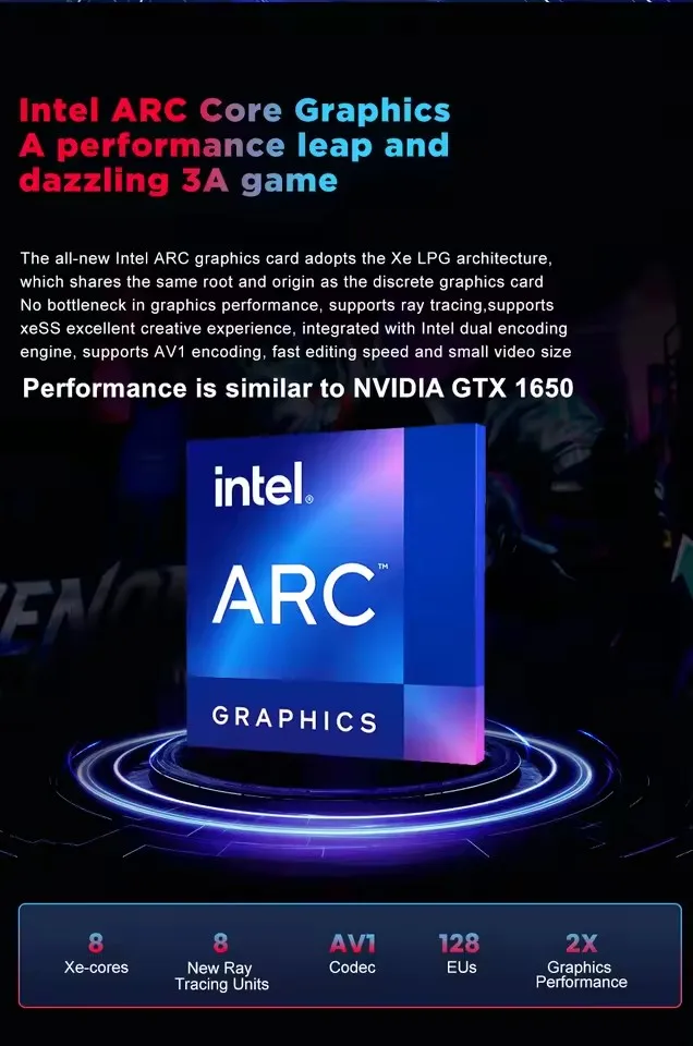 Topton F12 AI Gaming Mini PC 15. generacji Intel Core Ultra 9 285H 7 255H Thunderbolt 4 2xDDR5 2xPCIe 2x2.5G LAN Windows 11 RGB WiFi6