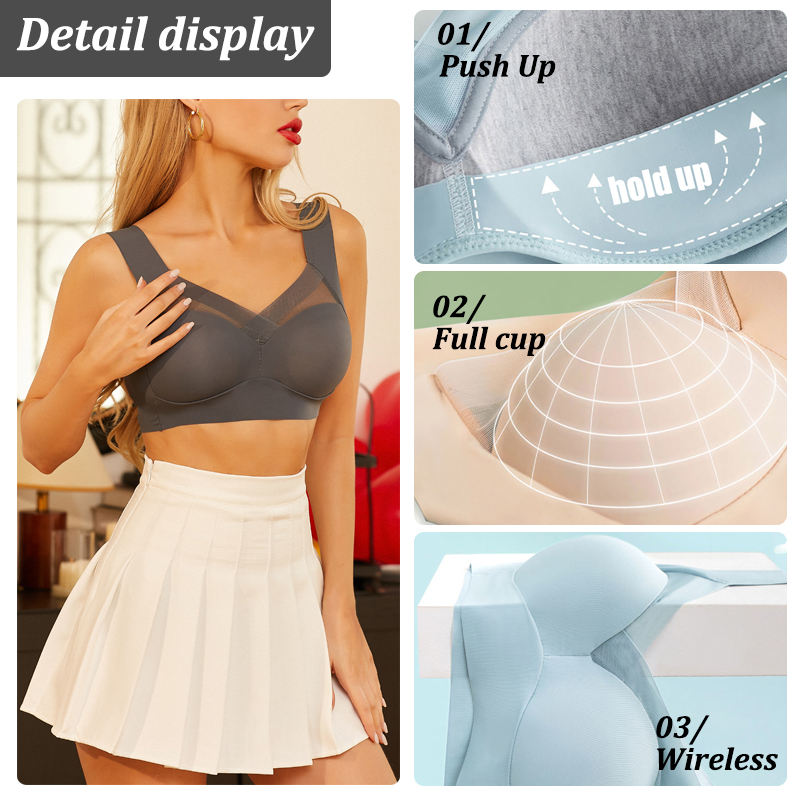 Frauen Sexy Bh Volle Tasse Büstenhalter Weibliche U Zurück Unterwäsche Spitze Spleißen Pespective Bralette V-ausschnitt Dessous Dessous Große Größe