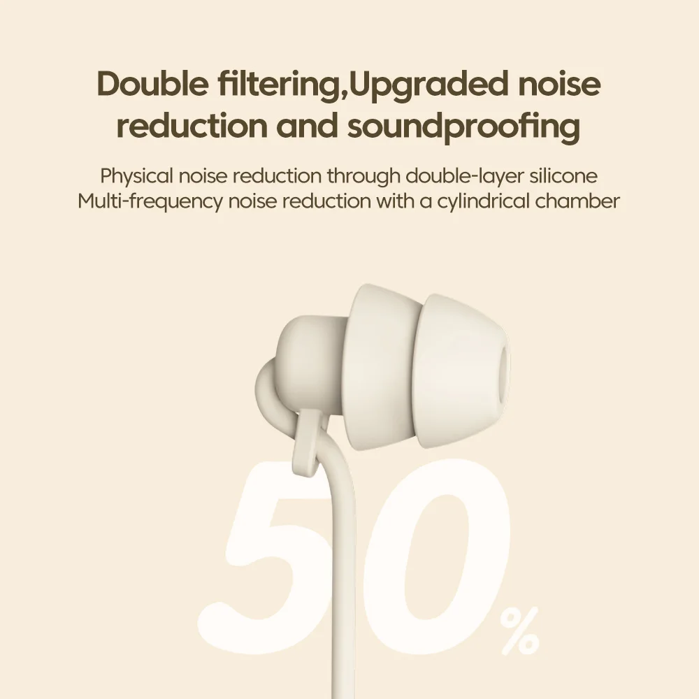 OLAF-auriculares intrauditivos de silicona con conector de 3,5mm, cascos manos libres para dormir con Cable, Control en línea, con micrófono