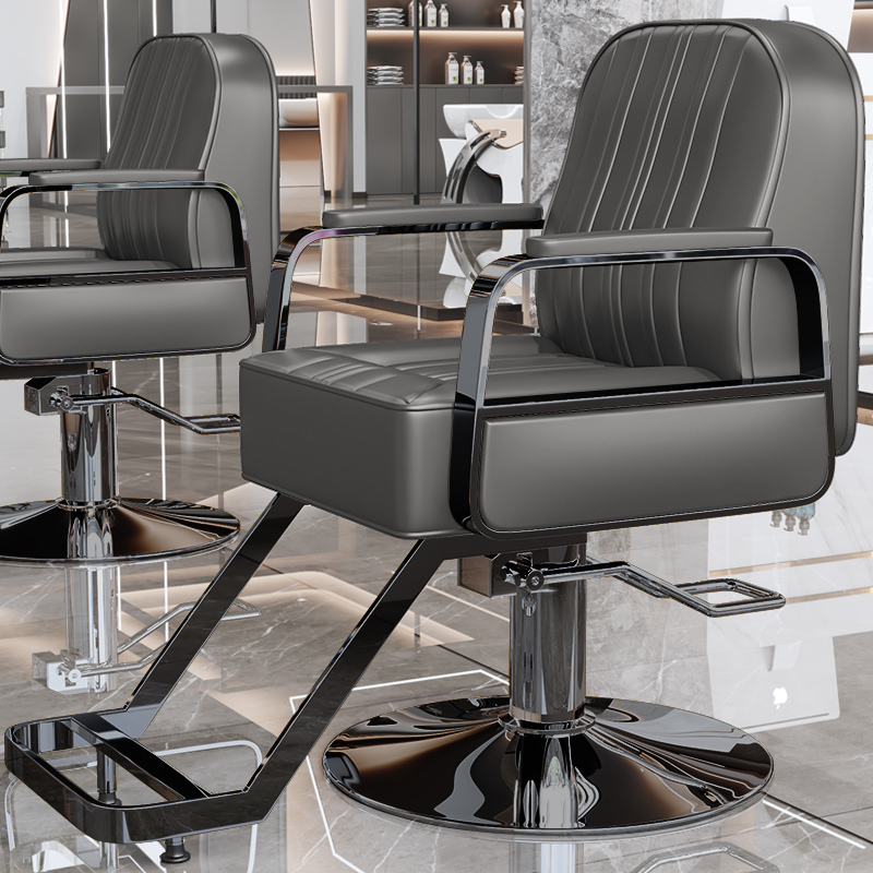 Chaise de barbier classique de luxe, équipement de barbier confortable, chaise de style professionnel d'affaires, meubles de Salon simples